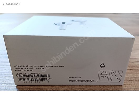Apple - AirPods Pro 3 - KUTUSU AÇILMAMIŞ/SIFIR ÜRÜN on sahibinden