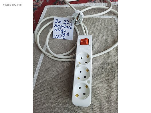 İkinci El ve Sıfır Alışveriş / Bahçe & Yapı Market / Yapı Malzemeleri / Elektrik Tesisatı / Priz Çoğaltıcı