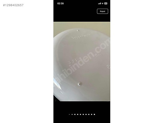 TUPPERWARE 3 lü Saklama KabıACİL SATILIK sahibinden.comda - 1298402657