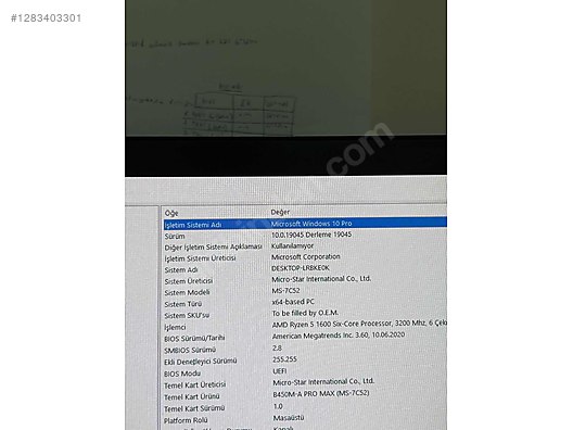 İkinci El ve Sıfır Alışveriş / Bilgisayar / Masaüstü / Modeller / Toplama