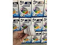 Bluetoothlu Kumandalı RGB Hoparlörlü LED Ampul 12W Sıfır