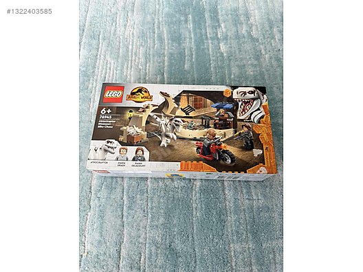 Lego 76945 Jurassic World Atrociraptor Dinozor Motosiklet Takibi