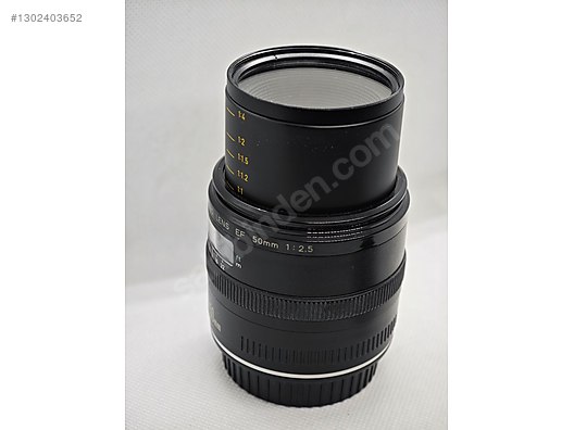 Lensler / Canon 50mm F2.5 Compact Macro Lens Temiz (Made in Japan
