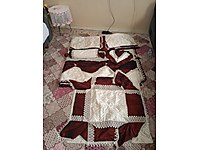 çift kişilik yatak örtüsü