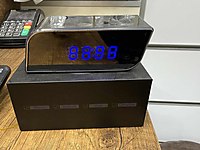 Masa saati wifi kamera genis aci