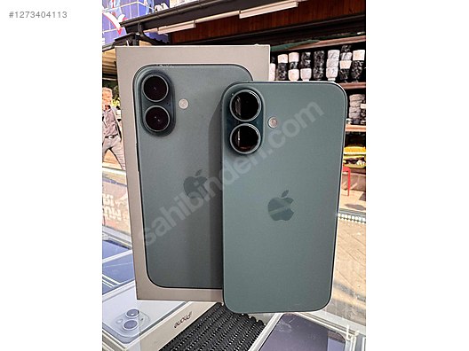 Resim Apple iPhone 16 İkinci El TR | 256 GB | Laciverttaş 