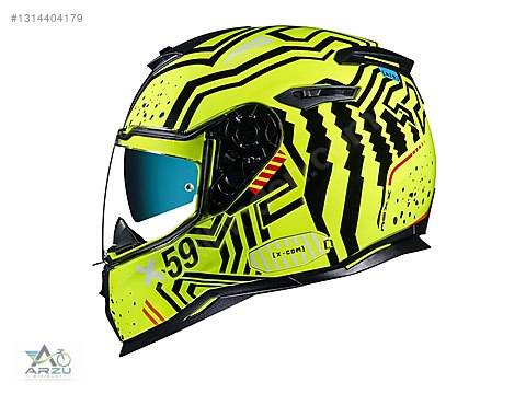 ARZU BİSİKLET'TEN NEXX SX.100 ENIGMA NEON SARI-SİYAH KASK