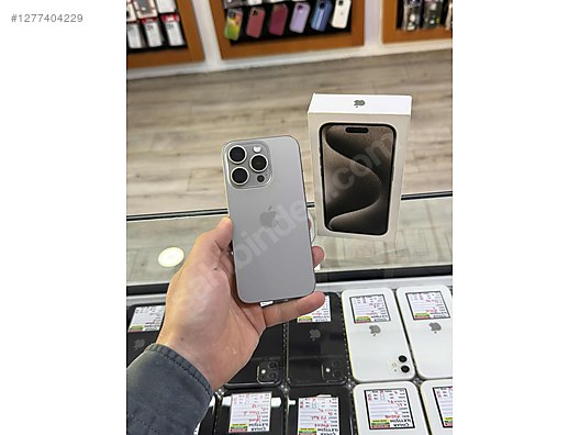 Resim Apple iPhone 15 Pro İkinci El TR | 256 GB | Natürel Titanyum İkinci El iPhone 15 Pro Natural Titanium 256GB