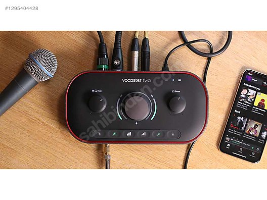 Focusrite Vocaster Two USB-C Podcasting Ses Kartı sahibinden.comda