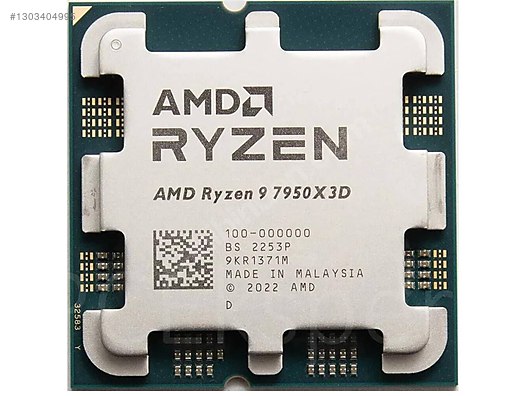 AMD RYZEN 9 7950X3D İŞLEMCİ on sahibinden.com - 1303404995