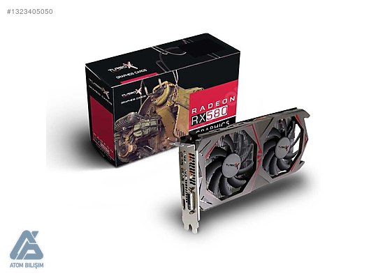 Turbox Antares 8GB RX580 GDR5 256Bit Dvi Hdmi DP Gaming E.Kartı