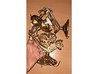 vintage pirinç aplik