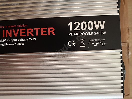 1200 watt inverter - Fiş ve Yapı Malzemeleri sahibinden.com'da