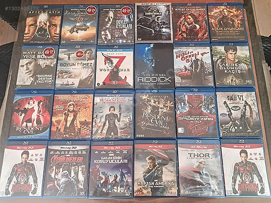 ADET 501₺ BLU-RAY BLURAY FİLMLER / DVD VCD DİSK VİDEO FİLM KASET