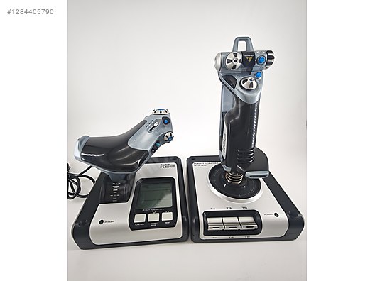 Logitech Saitek X52 Flight Uçuş Sim Control System Kutulu Temiz