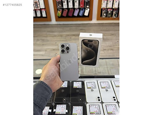 Resim Apple iPhone 15 Pro İkinci El TR | 128 GB | Natürel Titanyum İkinci El iPhone 15 Pro Natural Titanium 128GB