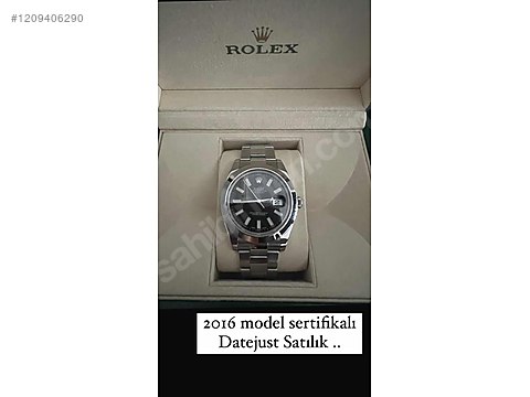 Rolex Rolex Datejust 2016 model sertifikal sahibinden da 1209406290