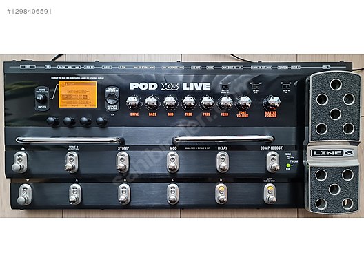 LINE 6 POD X3 LIVE (ÇOK TEMİZ) - Prosesör ve Diğer Enstrüman Yan