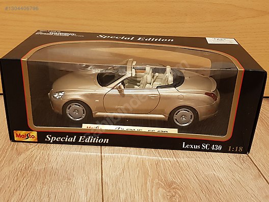 İNDİRİM*** 1/18 die-cast Lexus SC 430 Convertible 2002 on