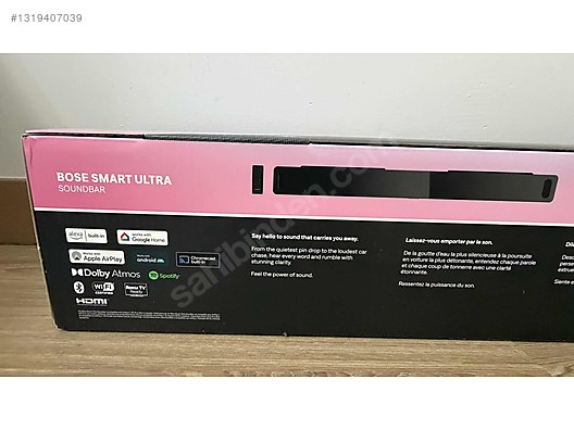 BOSE SMART ULTRA SOUNDBAR SIFIR - Sıfır Bose Soundbar Hoparlör