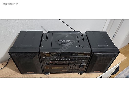 SHARP WF-CD77H RADYO / CD / KASETÇALAR BOMBOOX GHETTO BLASTER