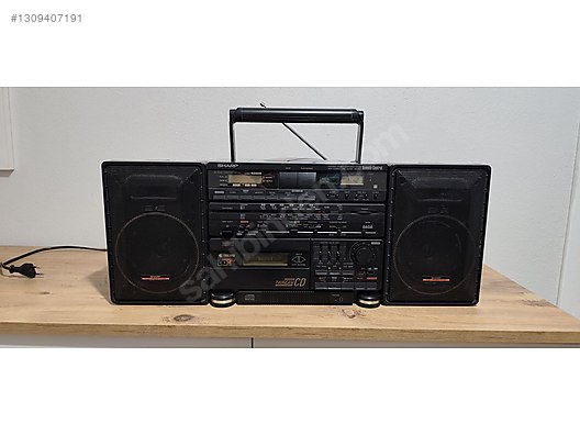 SHARP WF-CD77H RADYO / CD / KASETÇALAR BOMBOOX GHETTO BLASTER