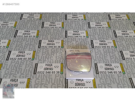 NİSSAN X-TRAİL T32 2014-2021 SOL DİKİZ AYNA CAMI 96366-4EA1A