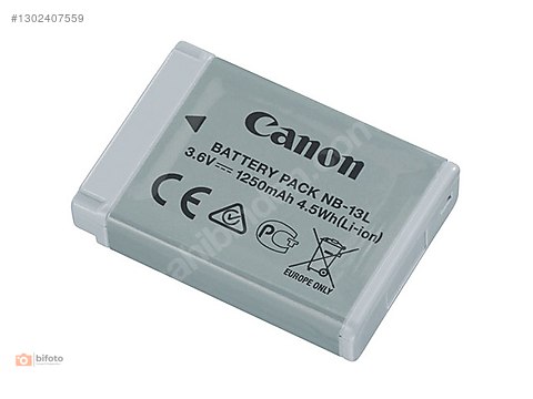 Batteries / Canon G7X Mark III için Orjinal NB-13L Sıfır Batarya