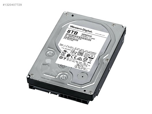 WD HDD WD80EDAZ 8TB 5400 RPM 3.5 SATA 256MB NAS Drive sahibinden