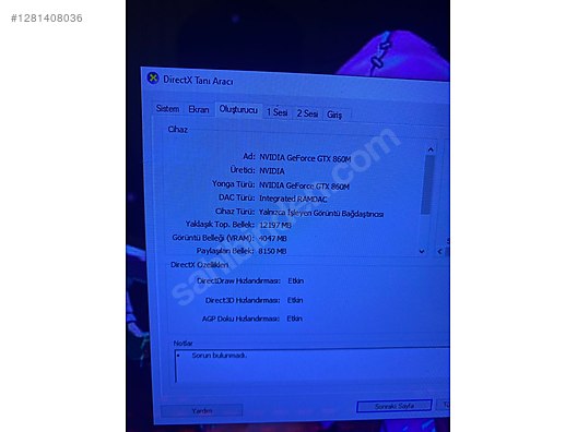İkinci El ve Sıfır Alışveriş / Oyunculara Özel / Oyun Bilgisayarı / Oyuncu Laptop / Lenovo