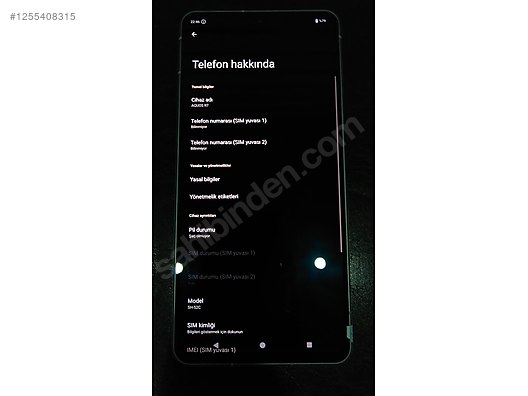 İkinci El ve Sıfır Alışveriş / Cep Telefonu & Aksesuar / Cep Telefonu / Sharp / Aquos R7