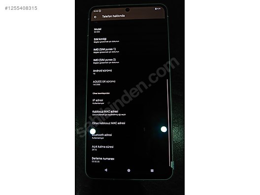 İkinci El ve Sıfır Alışveriş / Cep Telefonu & Aksesuar / Cep Telefonu / Sharp / Aquos R7
