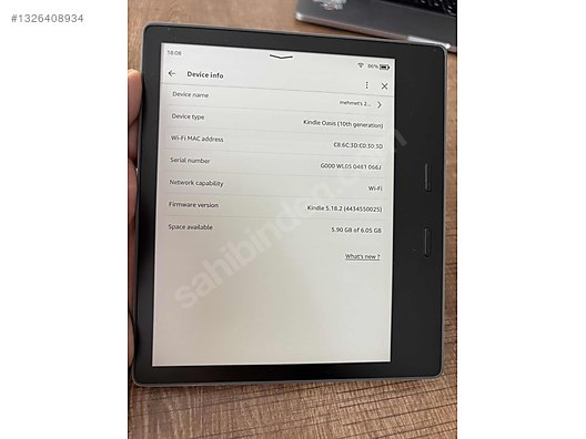 Amazon Kindle Oasis 10th Gen - Amazon Kindle Kitap Elektroniği