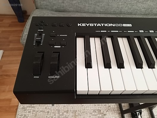M-AUDIO keystation88 mk3サスティンペダル付き Amazon | M-AUDIO Keystation88 MK3 MIDIキーボード 88鍵盤 セミ