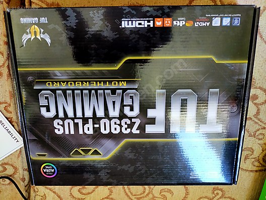 İntel i7 9700k ve Asus TUF Z390 Plus Gaming (4133Mhz) OC Edition