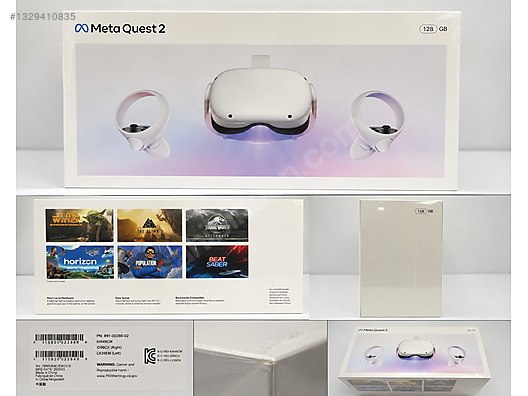 Meta Quest 2 128GB VR Gözlük-Sıfır/Jelatinli/ Hiç Kullanılmadı