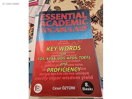 essential academic vocabulary at sahibinden.com - 1135410996