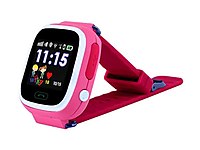 Wiky watch 2 dokunmatik pembe akıllı saat indirimli