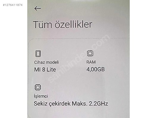 Used & Brand New Items / Cell Phones & Accessories / Cell Phones / Xiaomi / Mi 8 Lite