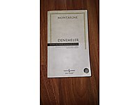 Denemeler,Michel De Montaigne L.basım