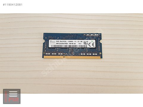 2GB SK HYNİX DDR3L PC3L 12800S NOTEBOOK RAM - HMT325S6EFR8A-PB - İlan ...