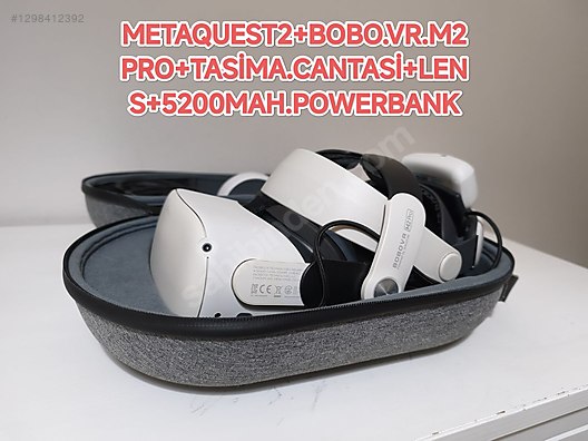 BOBOVR M2 Pro+META.QUEST2+TAŞIMA.CANTASİ+2 ADET LENS+ sahibinden