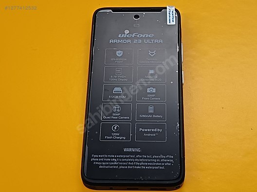 İkinci El ve Sıfır Alışveriş / Cep Telefonu & Aksesuar / Cep Telefonu / Ulefone / Armor 23 Ultra