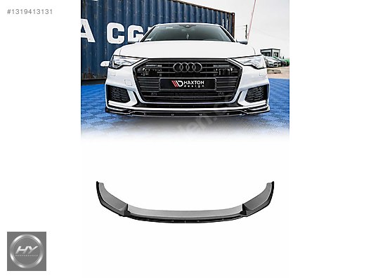 U様おまとめページ AUDI A6 S-Line / S6 C8 2019-2025 Ön Tampon Eki Lip Piano Black