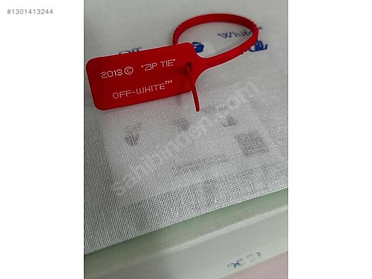 tie様 Off white zip tie - Erkek Ayakkabı Aksesuarları sahibinden.com'da