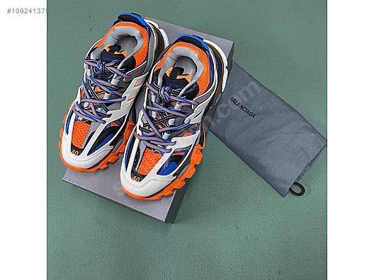 Balenciaga track bleu orange hot sale