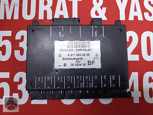 2118200226 Mercedes W211 E Kasa Sağ Koltuk Beyni #1286413815