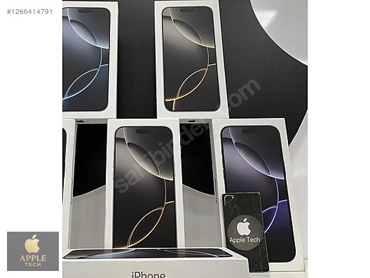 Sıfır 128 GB Apple iPhone 16 Pro iOS Cep Telefonu