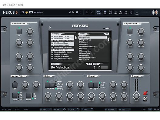 ReFX - NEXUS 5 , Plugin + Sample ( 200 GB+ ) ( WİNDOWS 10 - 11 ...