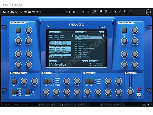 ReFX - NEXUS 5 , Plugin + Sample ( 200 GB+ ) ( WİNDOWS 10 - 11 ...